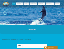 Tablet Screenshot of keycolonybeachboatrentals.com